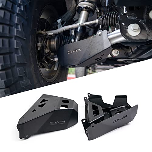 Image of DV8 Front Lower Control Arm Skid Plates for 2021-2026 Ford Bronco Pair | As, Steel Construction, Suspension Protection, No Drill Installation