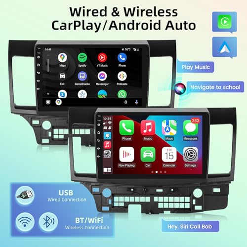 Rádio automotivo de 8 núcleos [4G + 64G] para Mitsubishi Lancer 2008-2017 - Android 13 Touch Screen