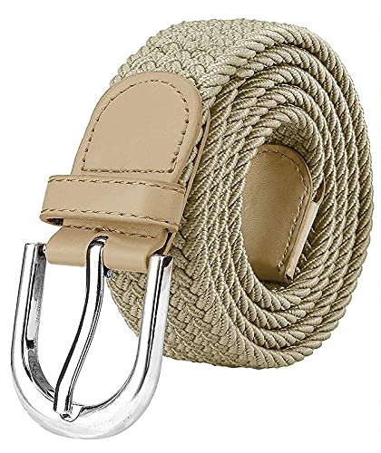 Men's Women's Stretchable Cotton Blend Belt Free Size Fit on Upto 34inch Waist Elastic Belt(EV503-Stretchable Belt)-image-23