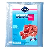 KERL Tiefgefrier-Beutel 3 l, 22 x 35 cm, extra stark, 100 Stück KERL Tiefgefrier-Beutel 3 l, 22 x 35 cm, extra stark, 100 Stück