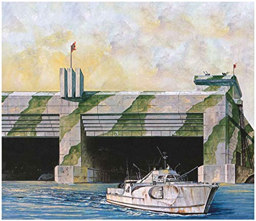 Base de barco en U Pit Road SW05 búnker naval alemán detallado 4