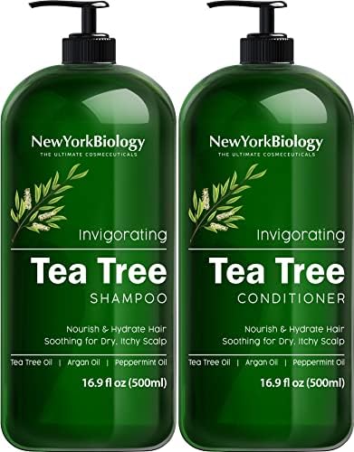 New York Biology Tea Tree Shampoo & Conditioner Set - 16.9 Fl Oz