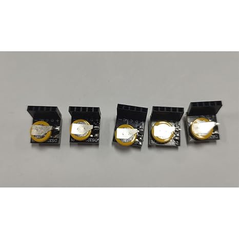 5Pcs DS3231 Real Time Clock RTC Module 3.3V/5V Battery Compatible with Raspberry Pi Arduino
