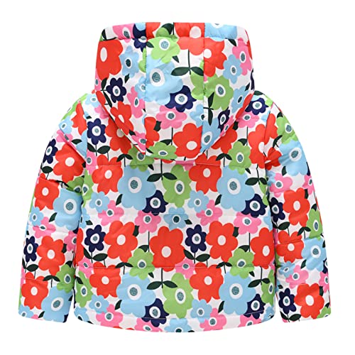 down Filled Coat for Boys Fashion Cartoon Hooded Fleece Thicken Windproof Warm Outwear Coat4