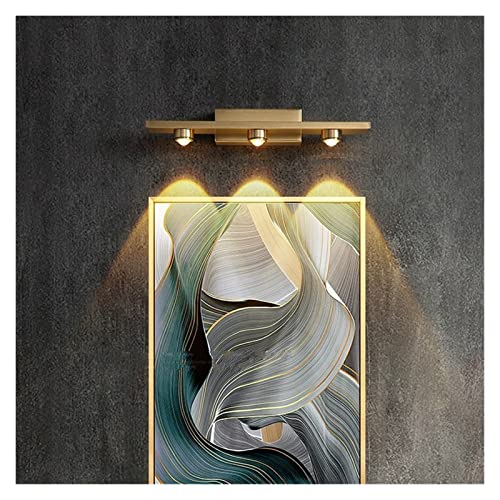 Lámpara de Pared para Eliminar Sombras en Espejo de Baño y Lavabo de Cobre