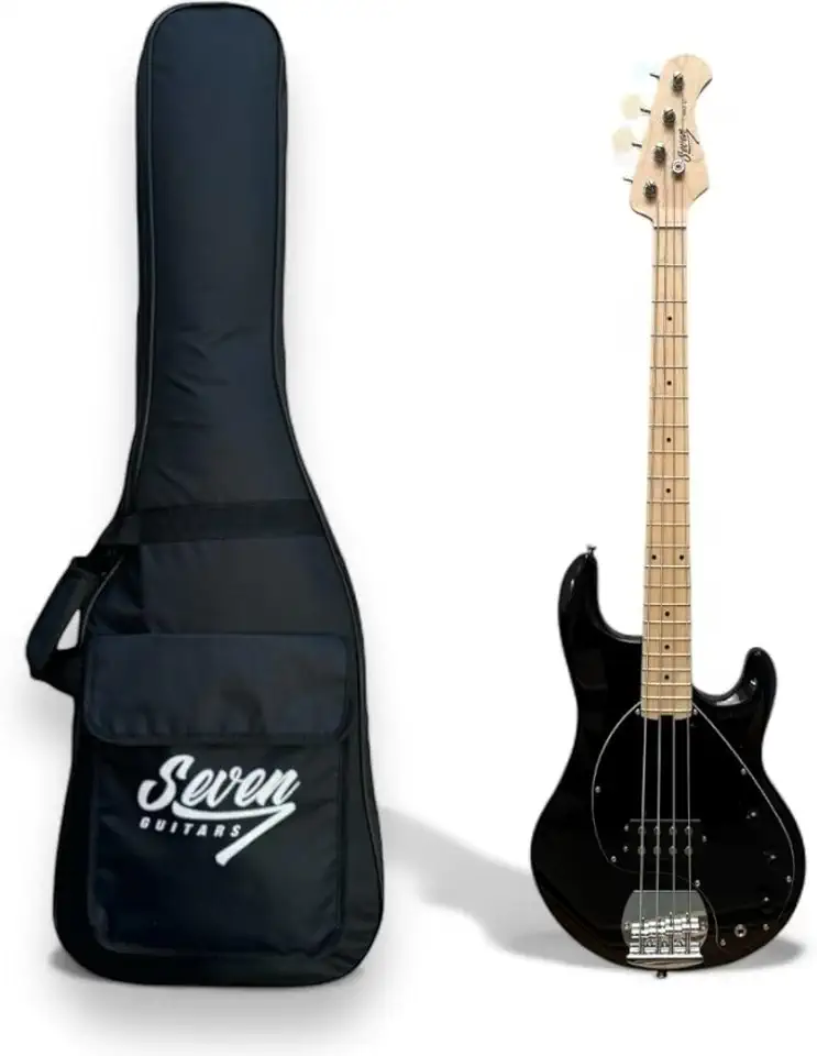 ContraBaixo Seven SBM 47 - ATIVO 4 Cordas BK Preto C/Bag