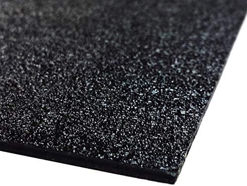 ABS Black Plastic Sheet 48" X 96" X 0.0625" (1/16") 4x8 ft, Black Haircell, for Automotive, VEX Robotics Teams, Hobby, DIY, Industrial. Easy to Cut, Bend, Mold.