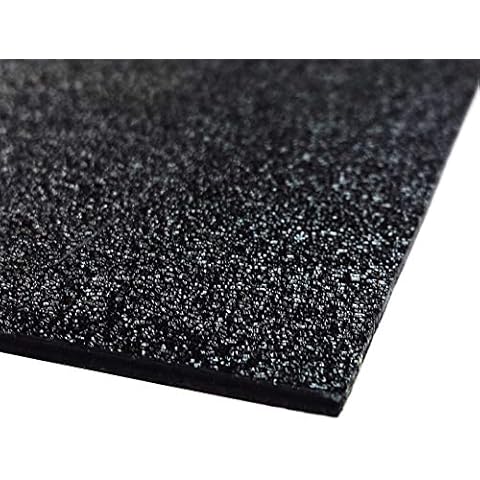 ABS Black Plastic Sheet 40" X 48" X 0.0625" (1/16"), Black Haircell, for Automotive, VEX Robotics Teams, Hobby, DIY, Industrial. Easy to Cut, Bend, Mold. Cover