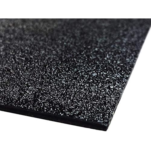 ABS Black Plastic Sheet 48" X 96" X 0.0625" (1/16") 4x8 ft, Black Haircell, for Automotive, VEX Robotics Teams, Hobby, DIY, Industrial. Easy to Cut, Bend, Mold.