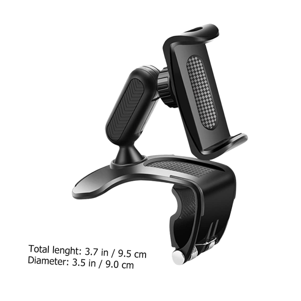 DOITOOL 3 Pezzi Supporto Per Telefono Cellulare Girevole A 360° Per Cruscotto Auto Supporto Per Telefono Senza Attrezzi Supporto Universale Per Telefono Per Supporto Cellulare Nero