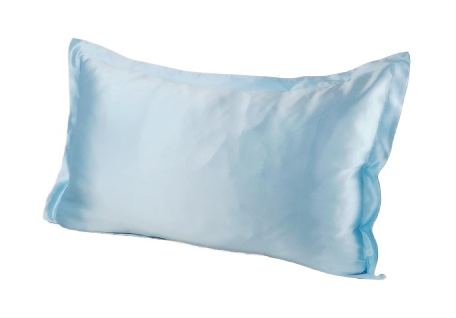 Funda de Almohada de Satén, Funda de Almohada de Seda Pura, Paquete de 2 Fundas de Almohada Multicolores de Seda Satinada, Fundas de Almohada, sobre(4,50 * 70cm)