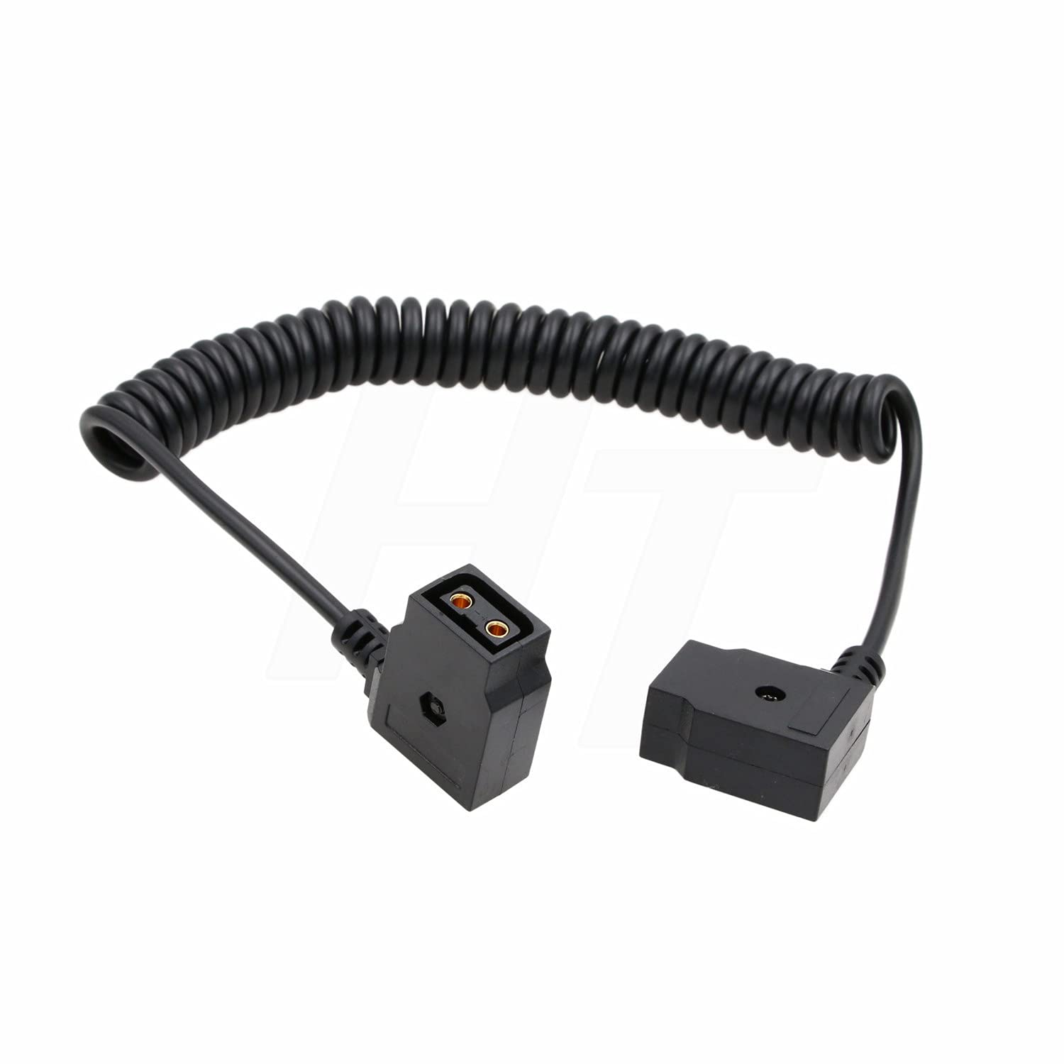 Câble D'alimentation Spiralé D-Tap Femelle Vers D-Tap Femelle - Pour Batteries Anton Bauer V-lock/Gold Mount - 10