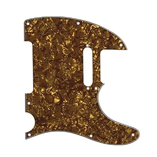 IKN 1pcs 3-Ply 8 Trou de Scratchplate Guitare Pickguard avec des vis pour Fender Télé Telecaster Guitare Style, Brown… - Les Beatles, Paul McCartney, John Lennon, RIngo Starr, George Harrison IKN 1pcs 3-Ply 8 Trou de Scratchplate Guitare Pickguard avec des vis pour Fender Télé Telecaster Guitare Style, Brown… – Image 5