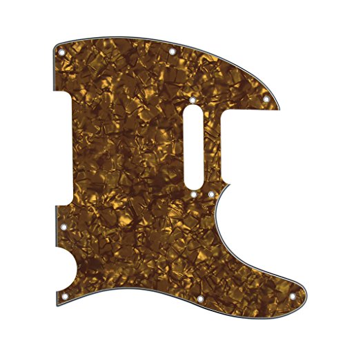 IKN 1pcs 3-Ply 8 Trou de Scratchplate Guitare Pickguard avec des vis pour Fender Télé Telecaster Guitare Style, Brown… - Les Beatles, Paul McCartney, John Lennon, RIngo Starr, George Harrison IKN 1pcs 3-Ply 8 Trou de Scratchplate Guitare Pickguard avec des vis pour Fender Télé Telecaster Guitare Style, Brown… – Image 6
