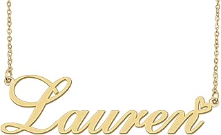 Personalized Heart Name Necklace Gold Custom Any Names Stainless Steel Jewelry for Womens Graduation