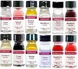 LorAnn SS Pack #1 of 12 Fruity Flavors in 1 dram bottles (.0125 fl oz - 3.7ml)