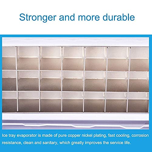 MHGD Eiswürfelbereiter Edelstahl-Arbeitsplatten-Eismaschine, kleine gewerbliche Eismaschine, schnelle Eisherstellung… – Bild 7