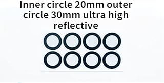 3D hobby material 1000 Points Hand-held Laser 3D Scanner 3D Magnetic Marking Point, 3D Scanner Paste Point Reflector Marking Point, 3D Scanner Reflective Film Marking Point (Color : Svart, Size : 11