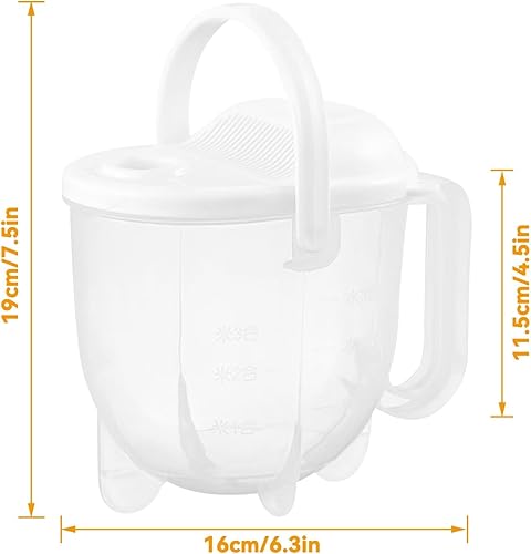 Miniatura 3 de Lavadora de arroz, colador limpiador de arroz, colador de arroz con mango para cocina