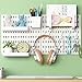 Tuzau Pegboard Combination Wall Organizer,Wall Mounted Storage Set, with 2 Pegboards & 13 Accessories Hanging, Kitchen Organizer, 23.6
