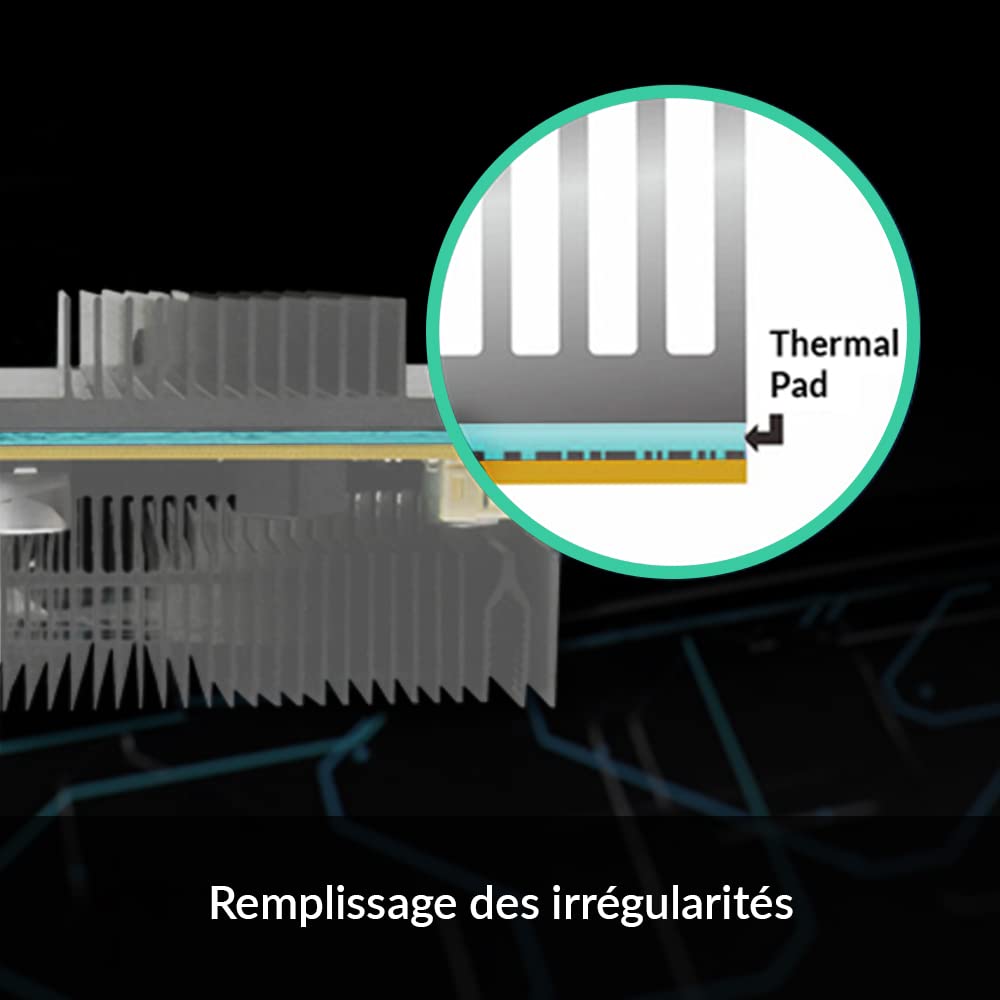 ARCTIC TP-2 (APT2560): Economic Thermal Pad, 290 x 290 x 1,0 mm (1 Pièce)