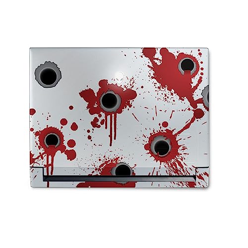 Image of MightySkins Skin Compatible with Alienware M18 R1 (2023) Full Wrap Kit - Bullet Holes | Protective, Durable, and Unique Vinyl Decal wrap Cover | Easy to Apply & Change Styles | Made in The USA