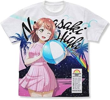 ラブライブ!　虹ヶ咲学園スクールアイドル同好会 フルグラフィックTシャツ Amazon.co.jp: コスパ COSPA ラブライブ! 虹ヶ咲学園スクールアイドル