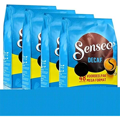 Senseo Decaffeinated, Pack of 4, 4 x 48 Coffee Pods Cover