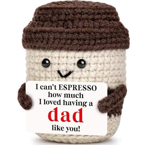 Taza de café tejida a mano estilo 'A Dad like you'