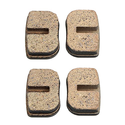 Baceyong Lot de 4 plaquettes de frein pour mini quad, épaisseur pour quads et scooters 2 temps 47 cc et 49 cc, Dirt Bike, ATV, scooter (Sans goupille de...