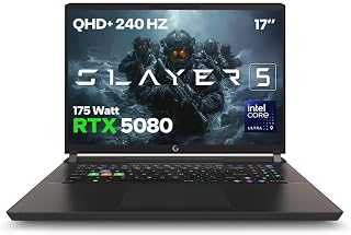Game Garaj Slayer5 9XL-5080 C3 Intel Ultra 9 275HX 64GB RAM 2TB SSD RTX5080 17" 240Hz QHD+ FreeDOS Oyuncu Laptop