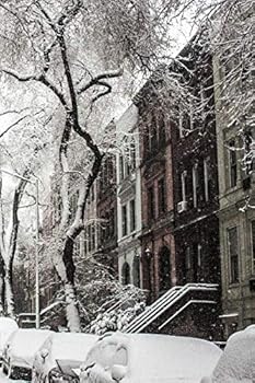New York City in the Snow: 150 page lined 6 x 9 notebook/diary/journal