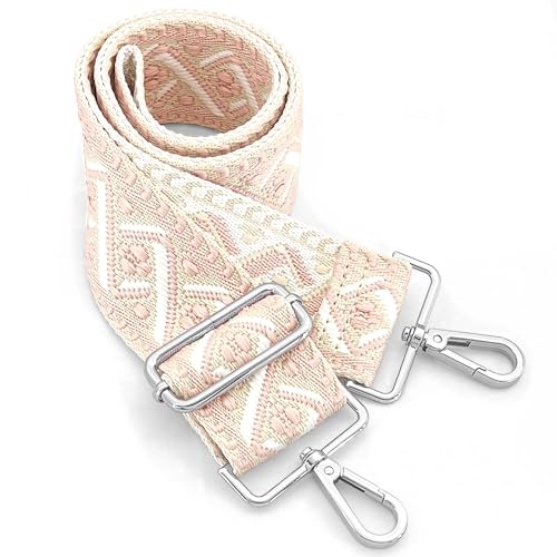Image of Silvery Purse Straps Replacement Crossbody - Guitar Strap for Purse Crossbody