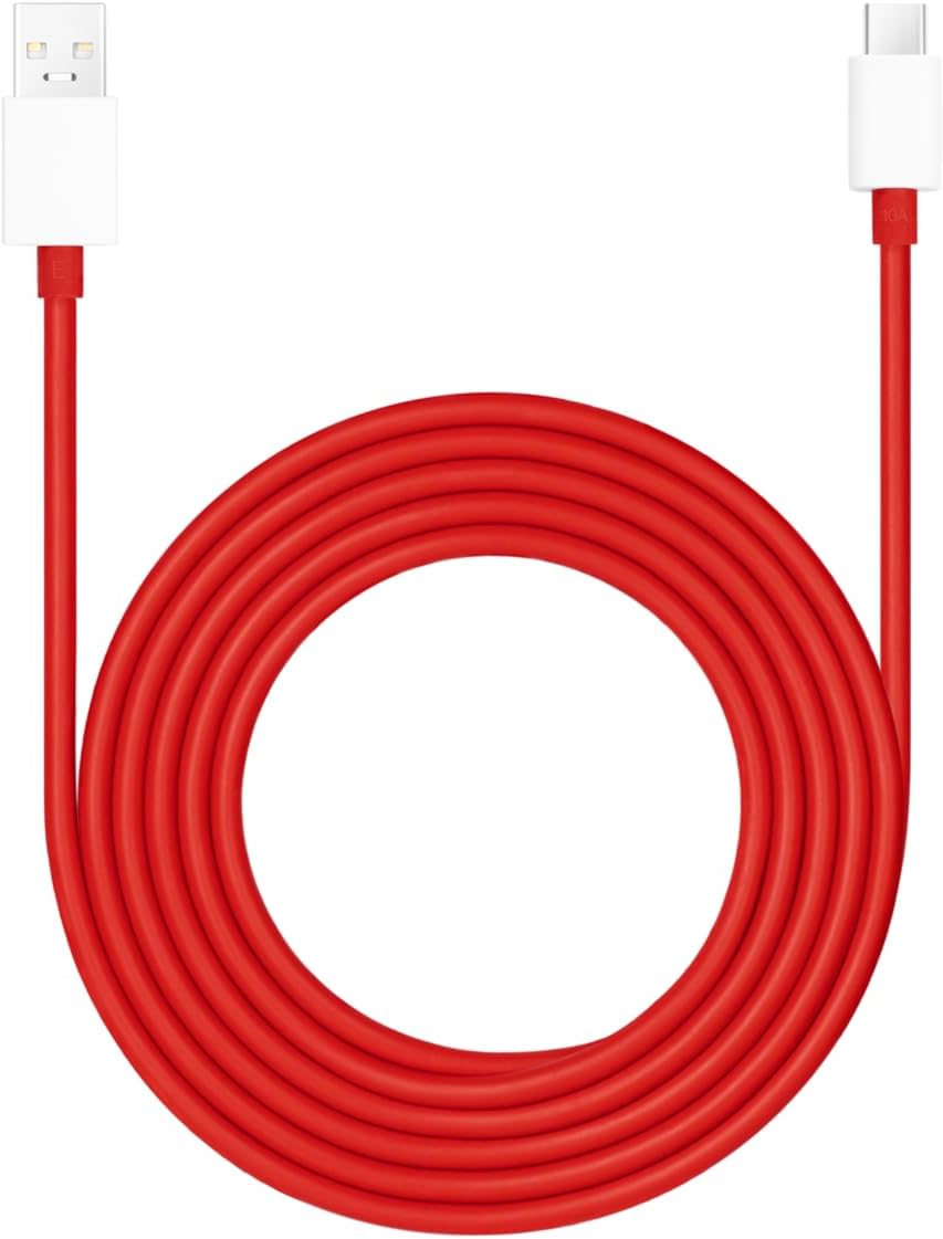 OnePlus USB-A to Type-C Cable 10A 1.5M DL129 Red IN