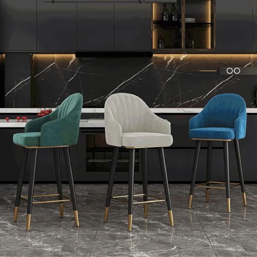 Tabourets de bar antidérapants en velours pour éviter les rayures - 7