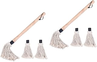 Housoutil 2 Pçs Conjuntos De Grelha Para Churrasco Esfregão Para Grelhar Esfregão Para Grelhar Esfregão Para Grelhar Óleo Para Churrasco Molho Para Molho Esfregão Pano De Madeira Escova