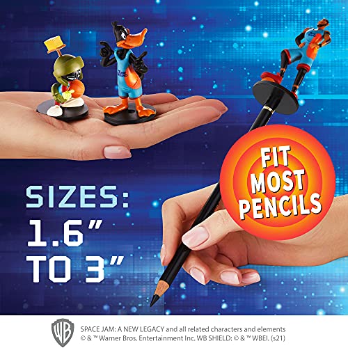 P.m.i. Space Jam Pencil Toppers | Collect All 13 Looney Tunes Toys Figures | Small Toys From Space Jam: A New Legacy | Space Jam Party Supplies | Made #TOP5