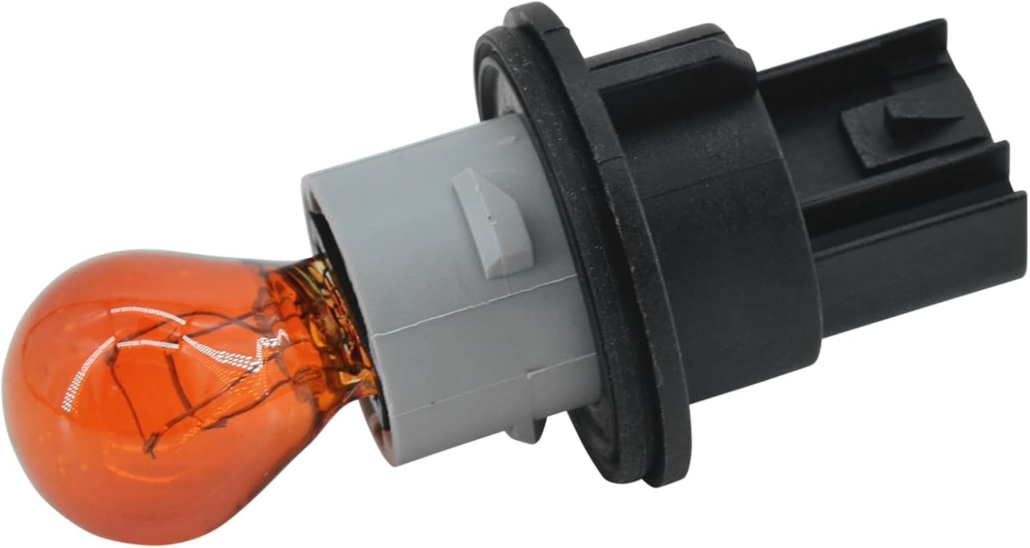 2個 ウィンカーライトソケット 電球付き 05-12 Dodge Caliber Dakota Challenger Charger