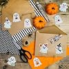 2 Inch Halloween Ghost Stickers Cute Laser Ghosts Sticker for Gift Candy Bags Envelope Card Pink Boo Labels Tags for DIY Crafts Journal Party Favors Supplies Halloween Decorations, 9 Designs 108PCS #2
