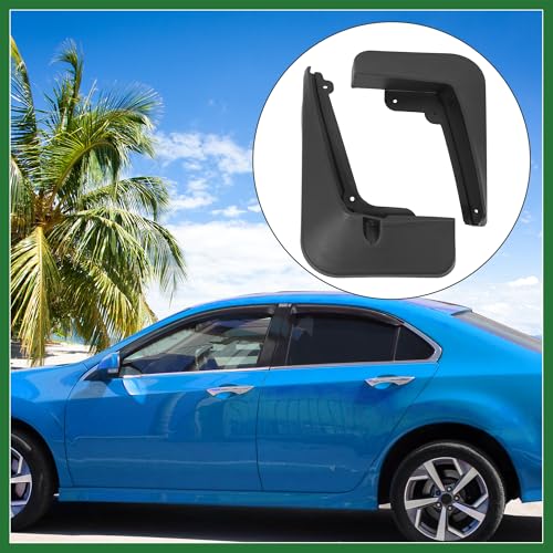 Image of Motoforti Mud Flaps for Chevrolet Equinox 2018 2019 2020 2021 2022 Splash Guard Fender Front and Rear Mudguards Shield Full Protection Mudflaps Black 4Pcs Long-Lasting