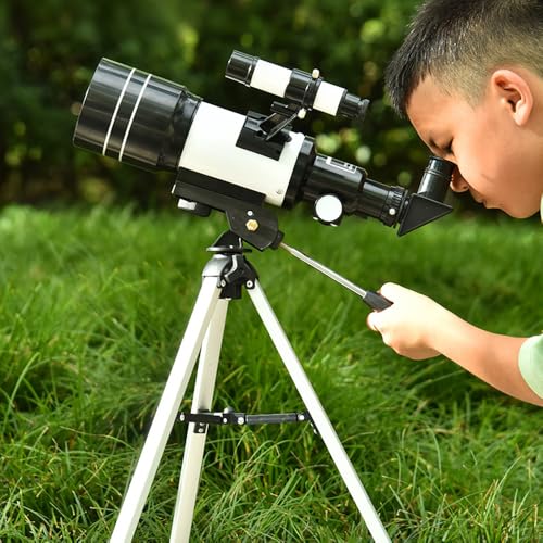 Telescopio astronómico refractor 70mm con trípode y mochila miniatura 5