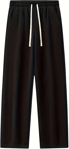 Mens Jogger Sweatpants Athletic Track Pants with Drawstring Elastic Waist for Gym Workout Running Lounge Casual Wear Runni...