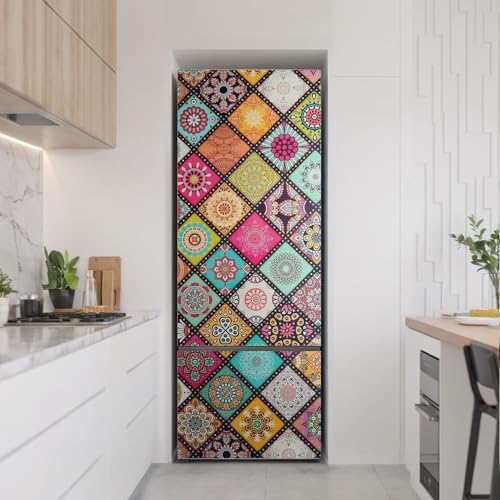 Sticker pour frigo 70x190 cm masquant rayures et défauts