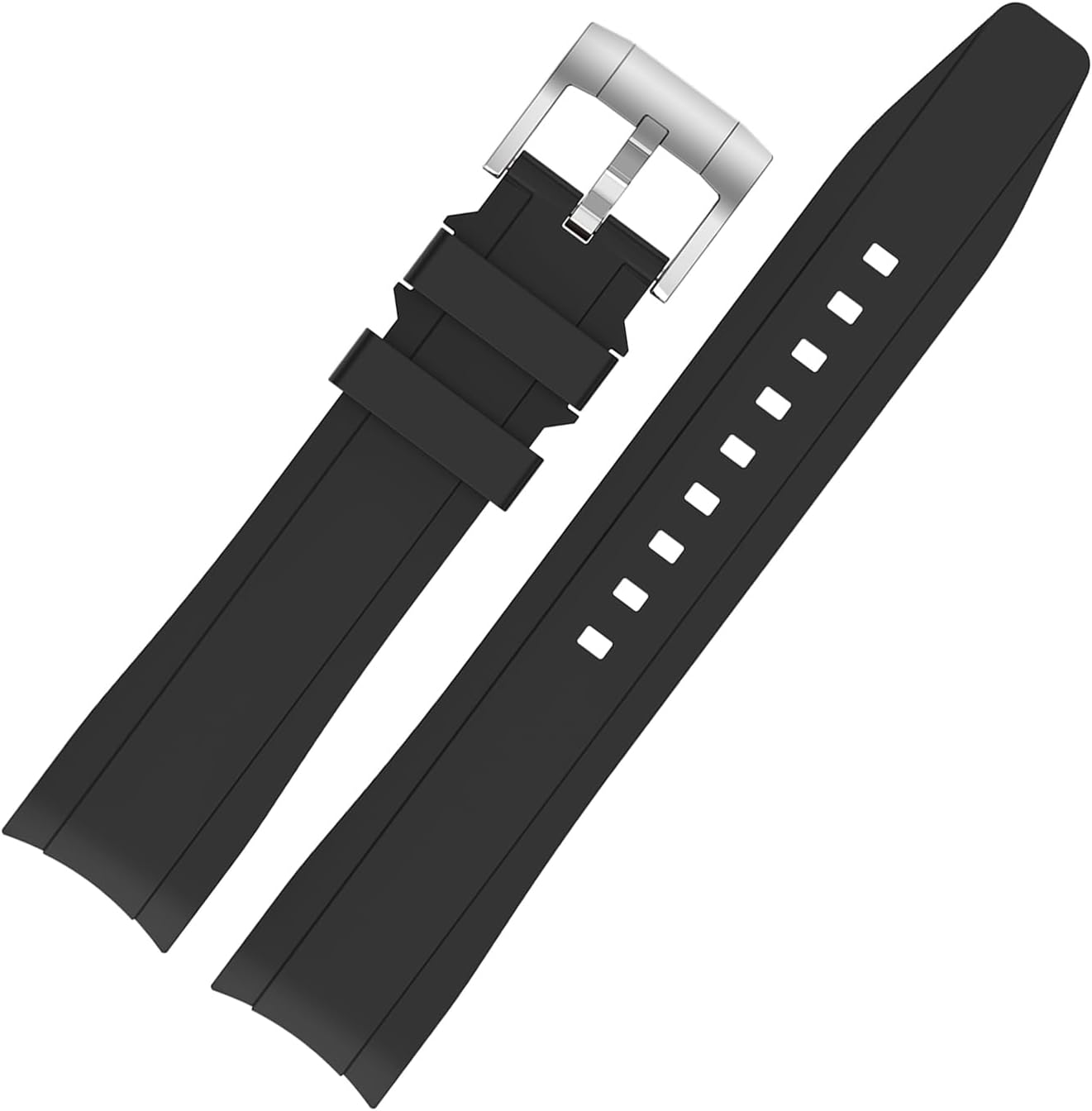 Bands for Moonswatch Watch,Curved No Gap Silicone Strap,Compatible with Omega X Swatch Moonswatch Speedmaster 20mm Watch,Swatch Omega Moonswatch Speedmaster Watch Replacement Strap for Women