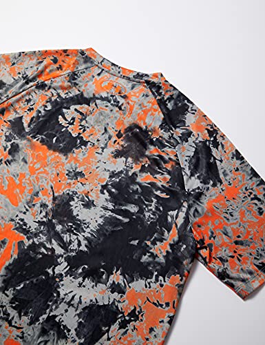 Under Armour UA Men's Tech T-Shirt (Large, Concrete / / Phoenix Fire)