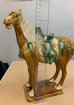 美術品 唐三彩 馬 置物 唐三彩 馬 置物 中国雑貨 縁起物 オブジェ 置物 中国 唐 干支