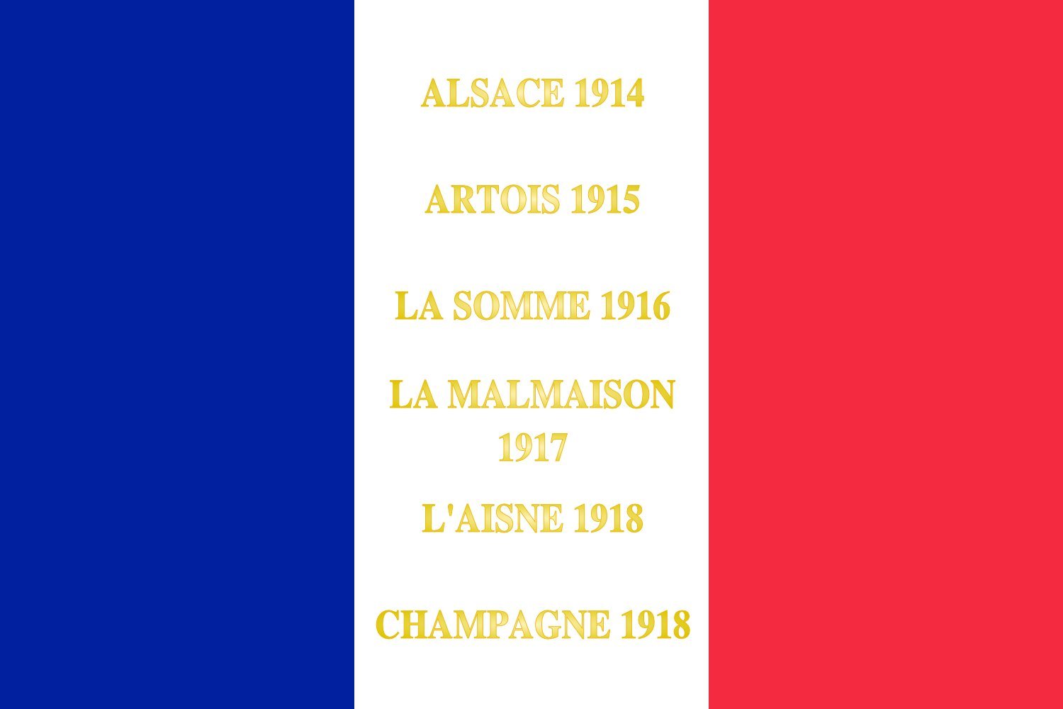 Drapeau 158e régiment d infanterie de l armée grand format en tissu