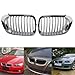 Heart Horse Front Kidney Grille Chrome Hood 2 Doors Grill Compatible for 1999-2002 E46 2-Door M3 323 i/is 325Ci 328 i/is/Ci 330Ci
