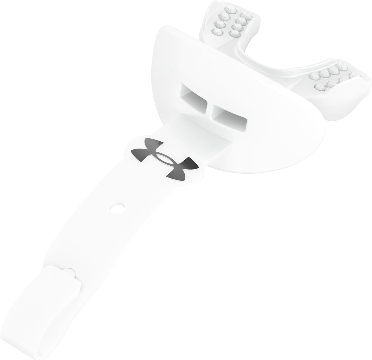 Armour Air Lip Guard Strapped White OSFA