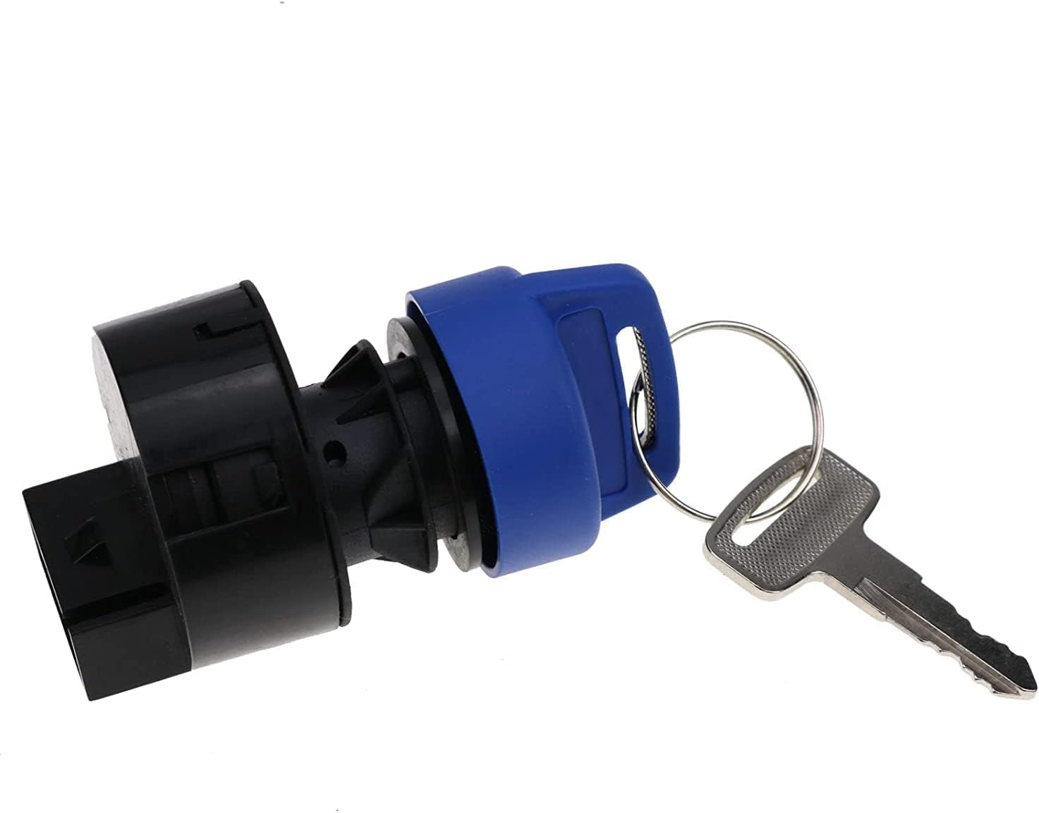 Ignition Switch with Key 86405634 Compatible with New Holland T & TC Series Tractors T2210 T2220 T2310 T2320 T2330 TC29D TC29DA TC31DA TC33D TC35A TC45A TC45DA Boomer 3045 2035 3040 2030 3050